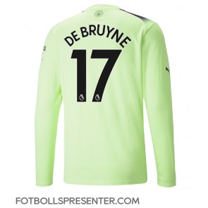 Manchester City Kevin De Bruyne #17 Tredje Matchtröja 2022-23 Långärmad
